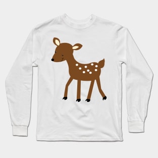 Woodland Forest Animals Long Sleeve T-Shirt